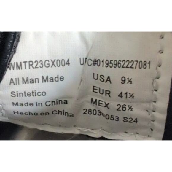 Chunky Black Combat Boots Men 9 Grunge Goth Punk 90s Y2K Workwear Slip Resistant - Picture 6 of 9